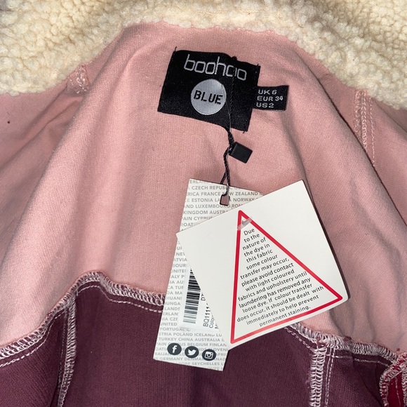 BRAND NEW BOOHOO Corduroy Color Block Jacket! - Picture 4 of 4